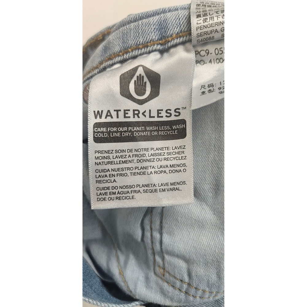 Levis 527 Slim Bootcut Jeans Mens 36x30 Light Wash Blue Denim 05527-0462 - Picture 5 of 7